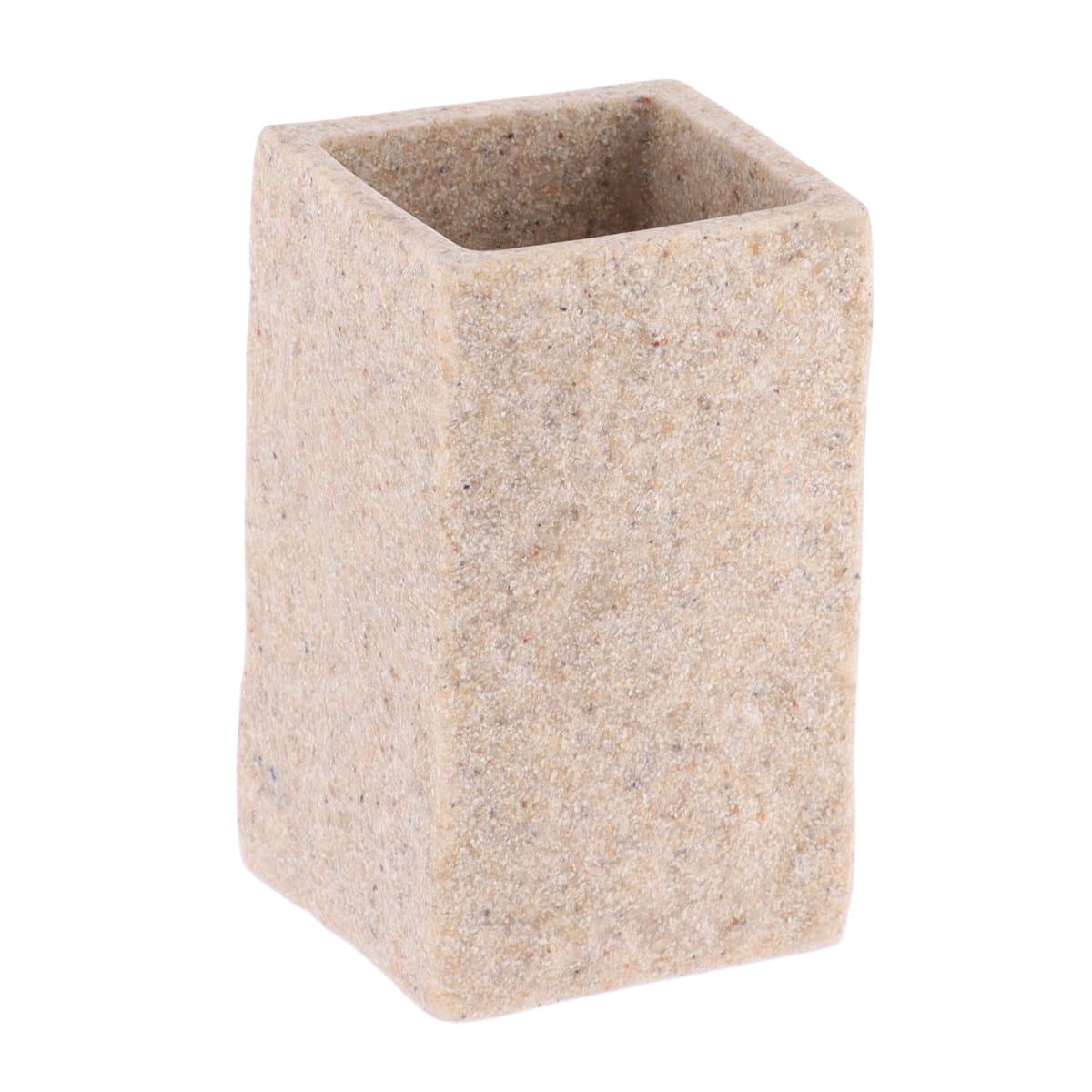 TENDANCE Čaša za četke 10,5x6,3x6,3 cm poliresin