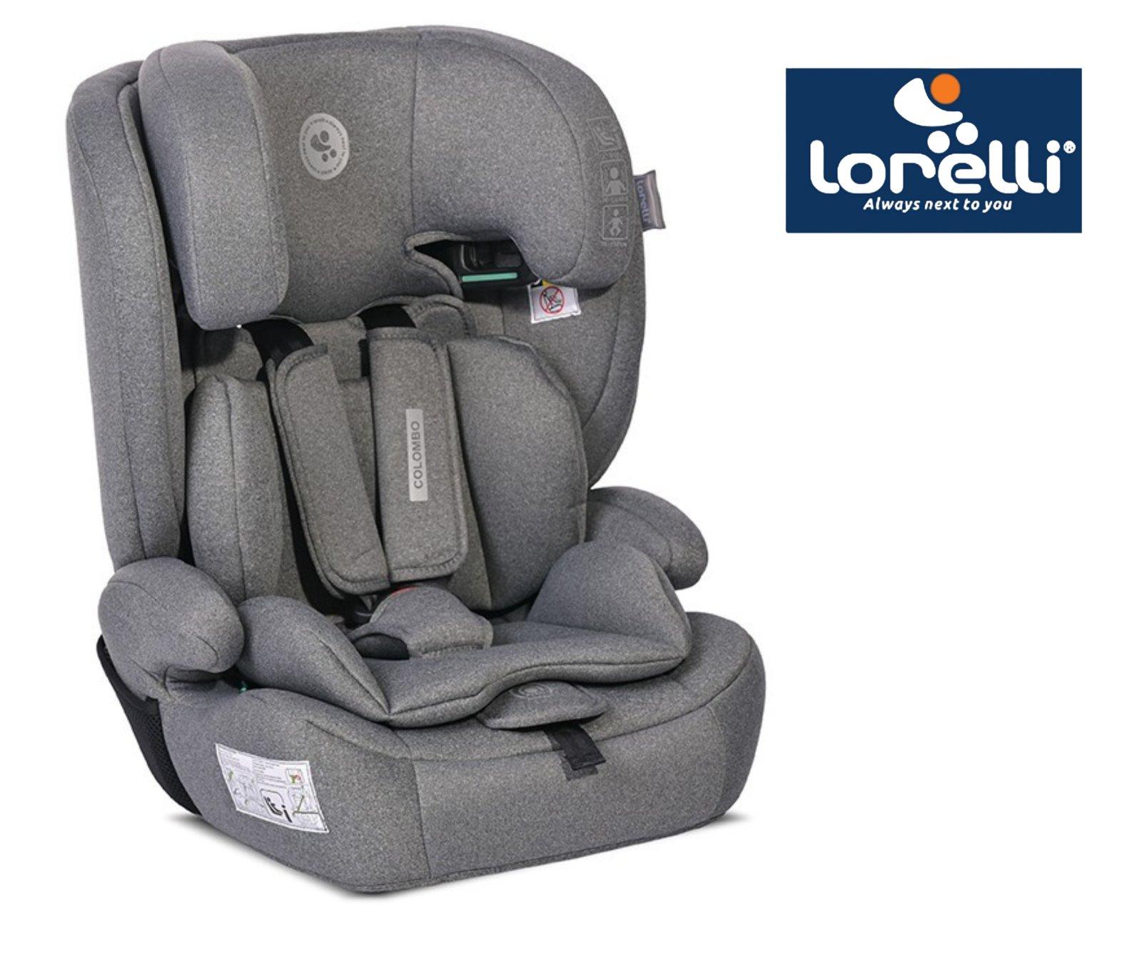 Lorelli Autosjedalica Colombo, 76-150cm,  Siva