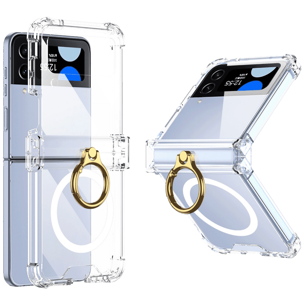 NN-Su Maska za mobilni telefon Samsung Z Flip4, MagSafe, Sa prstenom, Providna