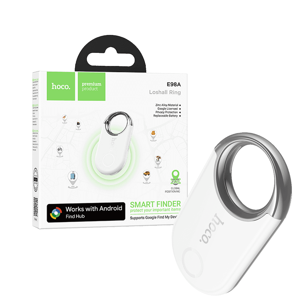 hoco. Inteligentni lokator uređaja E98A Starry, Google Find My Device, Bijeli