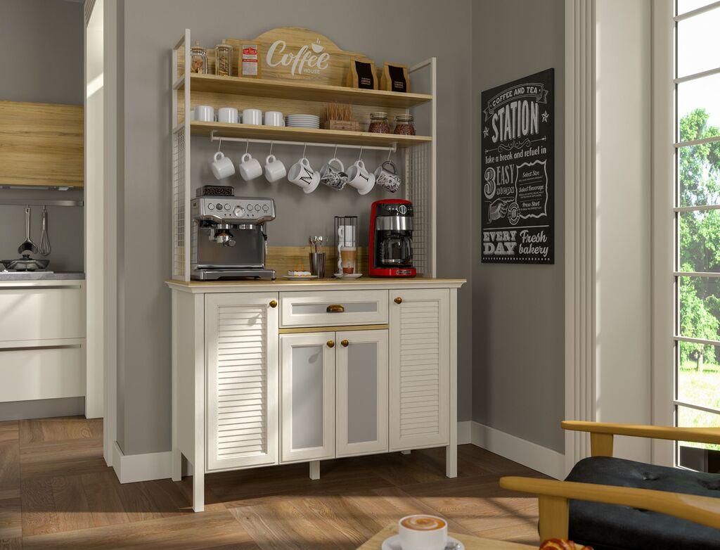 Hanah Home Kuhinjska polica FRN-21027-1, Krem