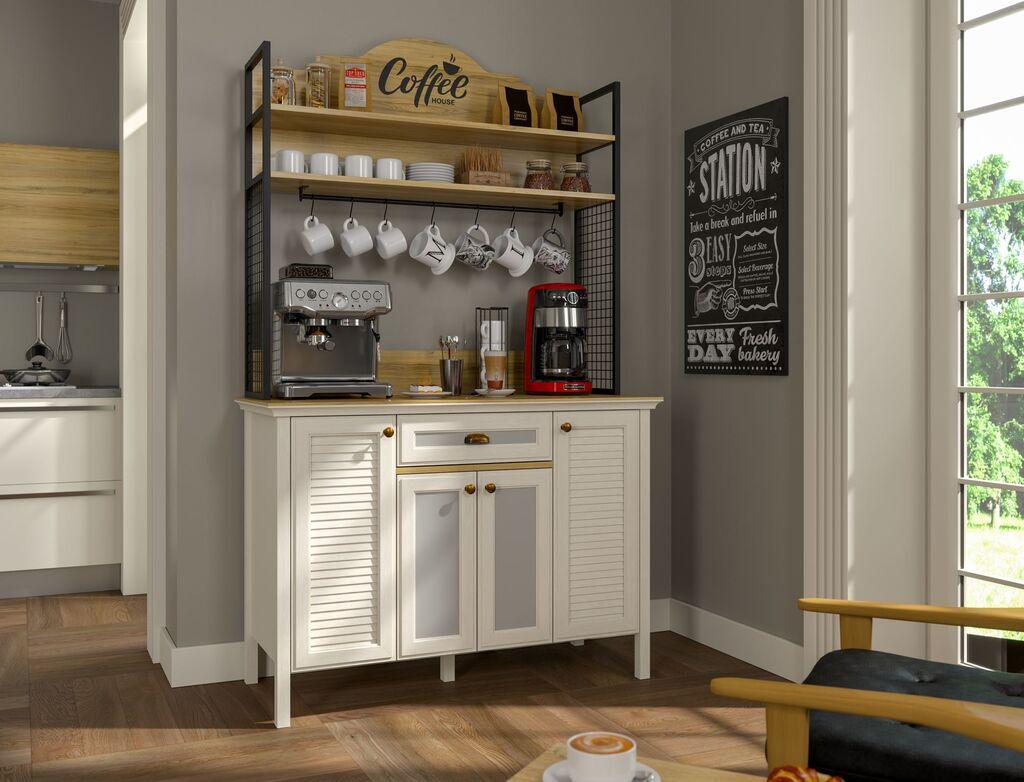 Hanah Home Kuhinjska polica FRN-21027, Krem