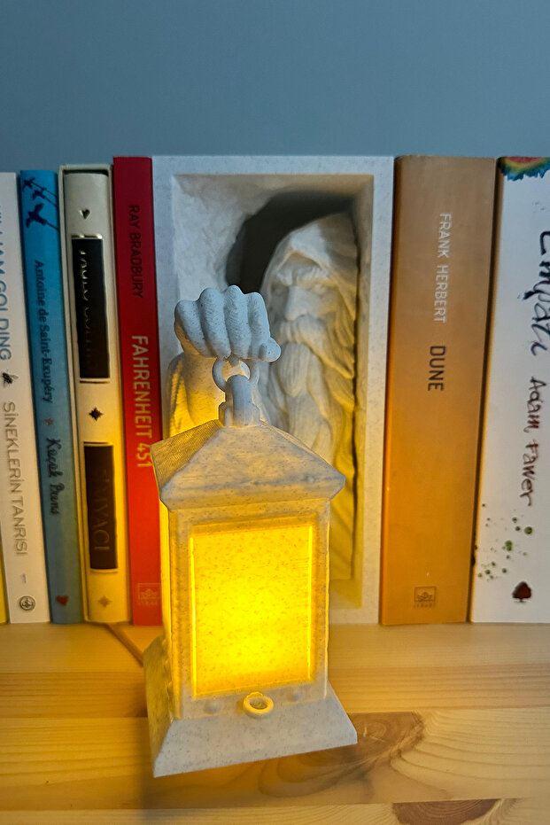 Aberto Design Dekorativni držač za knjige My Sterious, bijeli