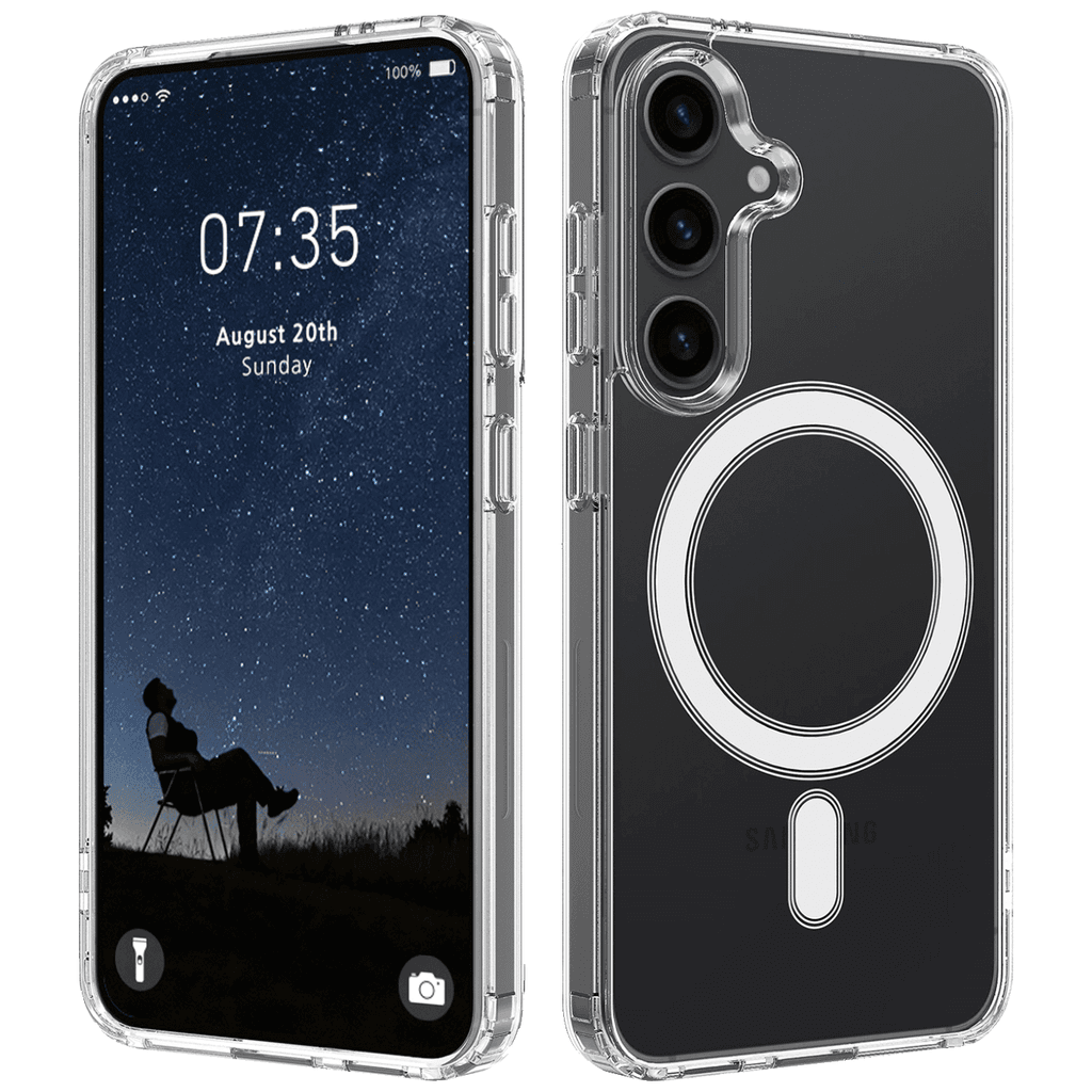 NN-Su Maska za mobilni telefon Samsung S25, MagSafe, Providna