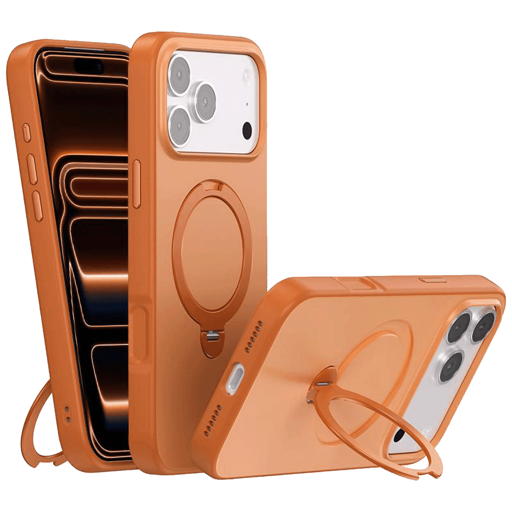 NN-Su Maska sa rotirajućim držačem za mobilni telefon iPhone 17 Pro, Magsafe, Narandžasta