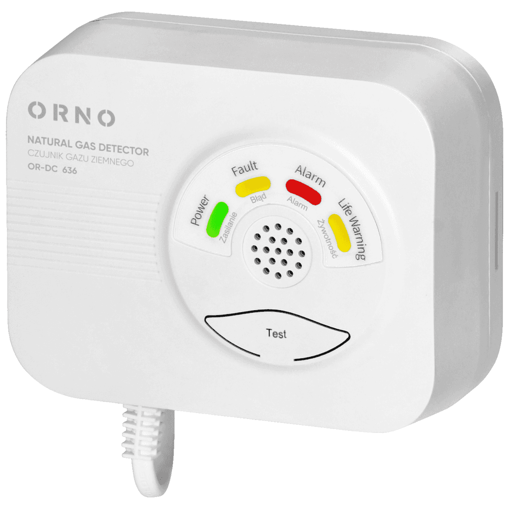 Orno Detektor prirodnog plina OR-DC-636, Metan, 230V AC
