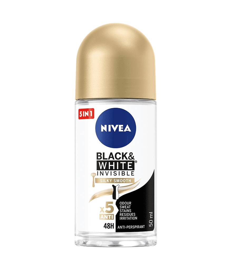 Nivea Roll-On Za Žene Black&White Invisible Silky Smooth , 50ml