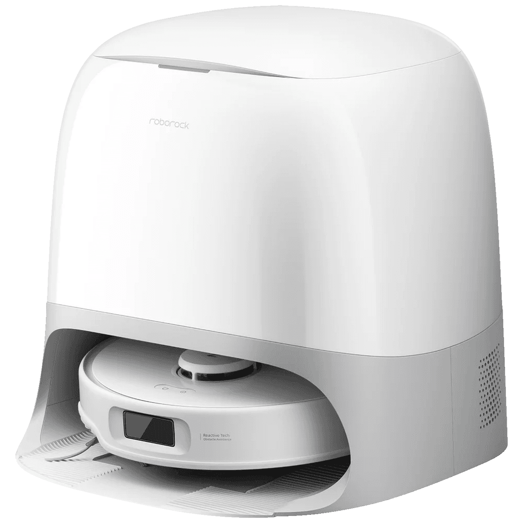 Roborock Robot usisavač sa stanicom za pražnjenje Qrevo Curv 5A1, 6400mAh, 17000 Pa, Bijeli