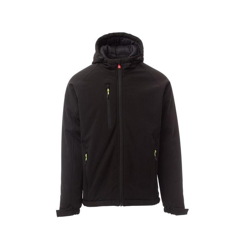 Payper Muška jakna Gale Pad Softshell, Crna