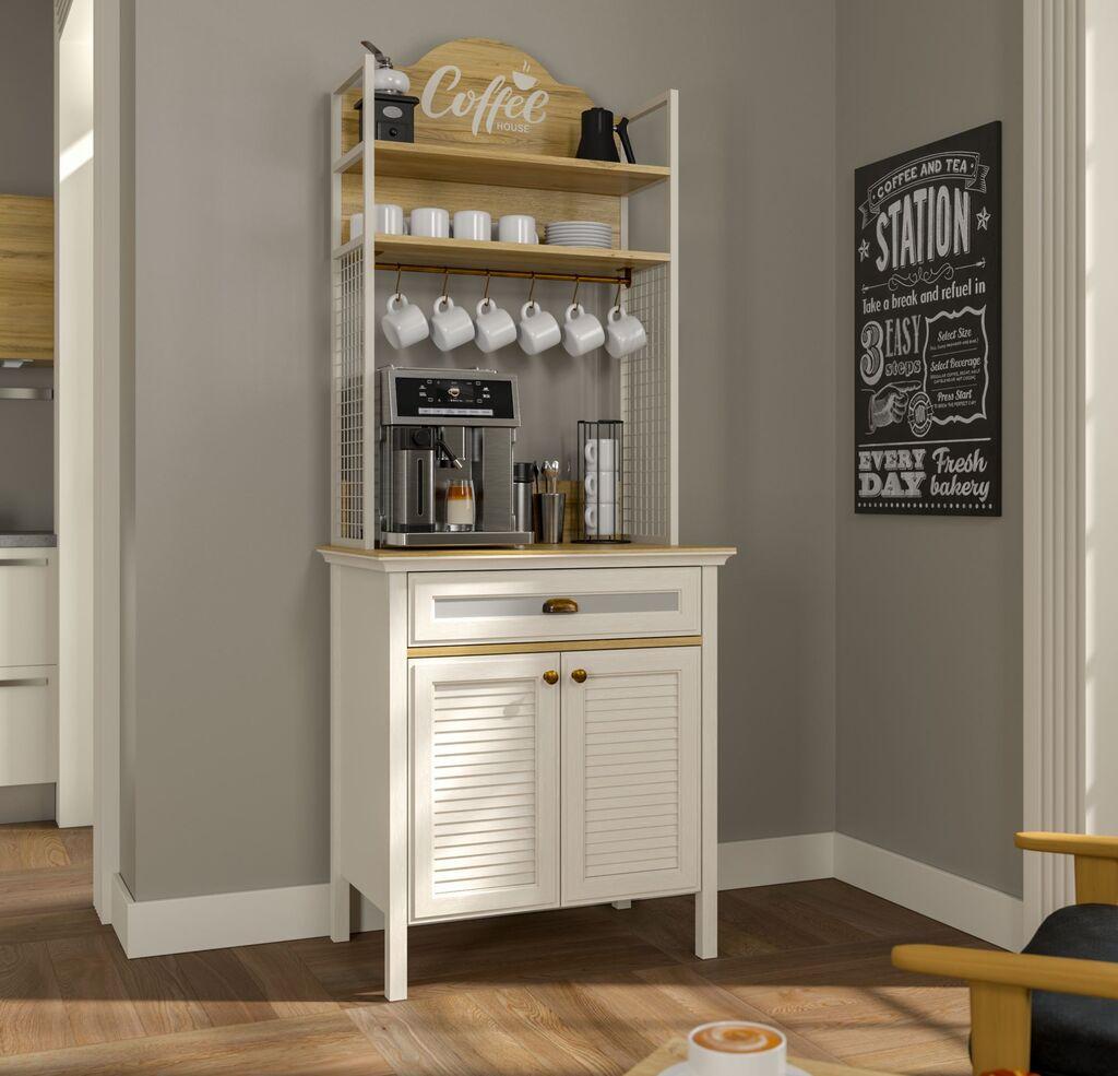 Hanah Home Kuhinjska polica FRN-21028-1, Krem