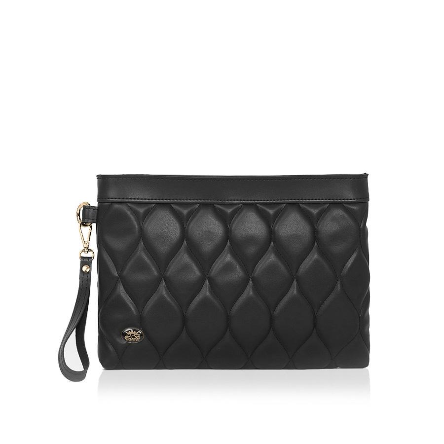 Lovely Bag Isa - Crna Torba, Zlatni Metal