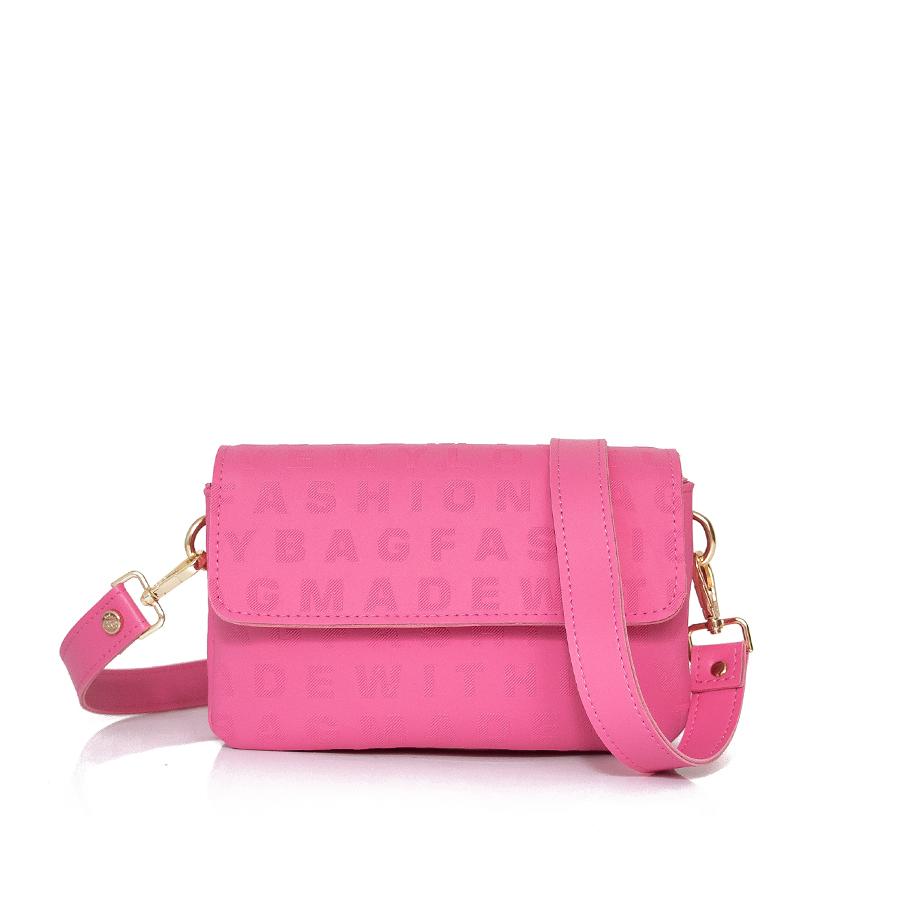 Lovely Bag Letter Baby - Pink Torba, Zlatni Metal