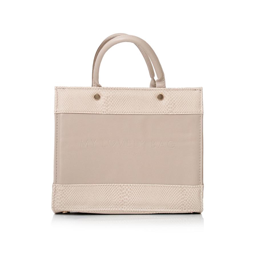 Lovely Bag Pandora - Bež Torba, Crni Metal