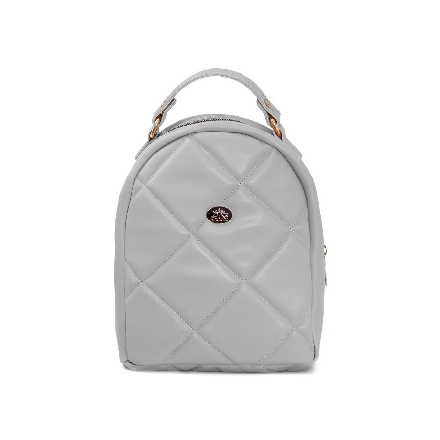 Lovely Bag Lillian - Sivi Ruksak Zlatni Metal