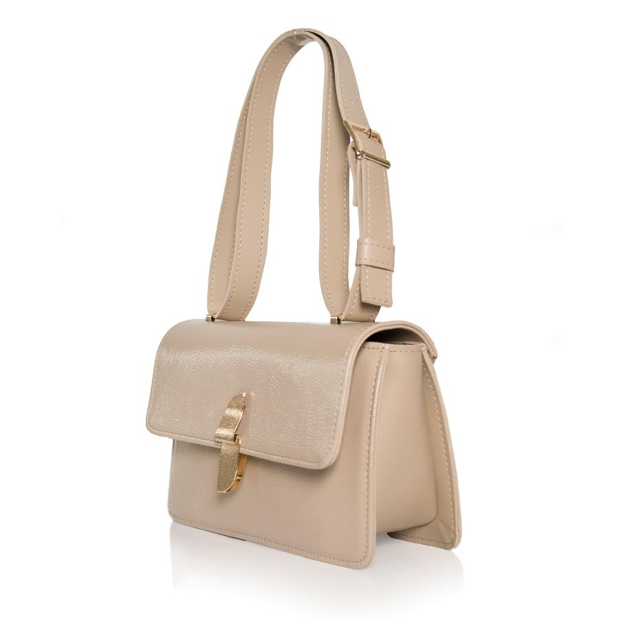 Lovely Bag Isidora - Bež Torba, Zlatni Metal