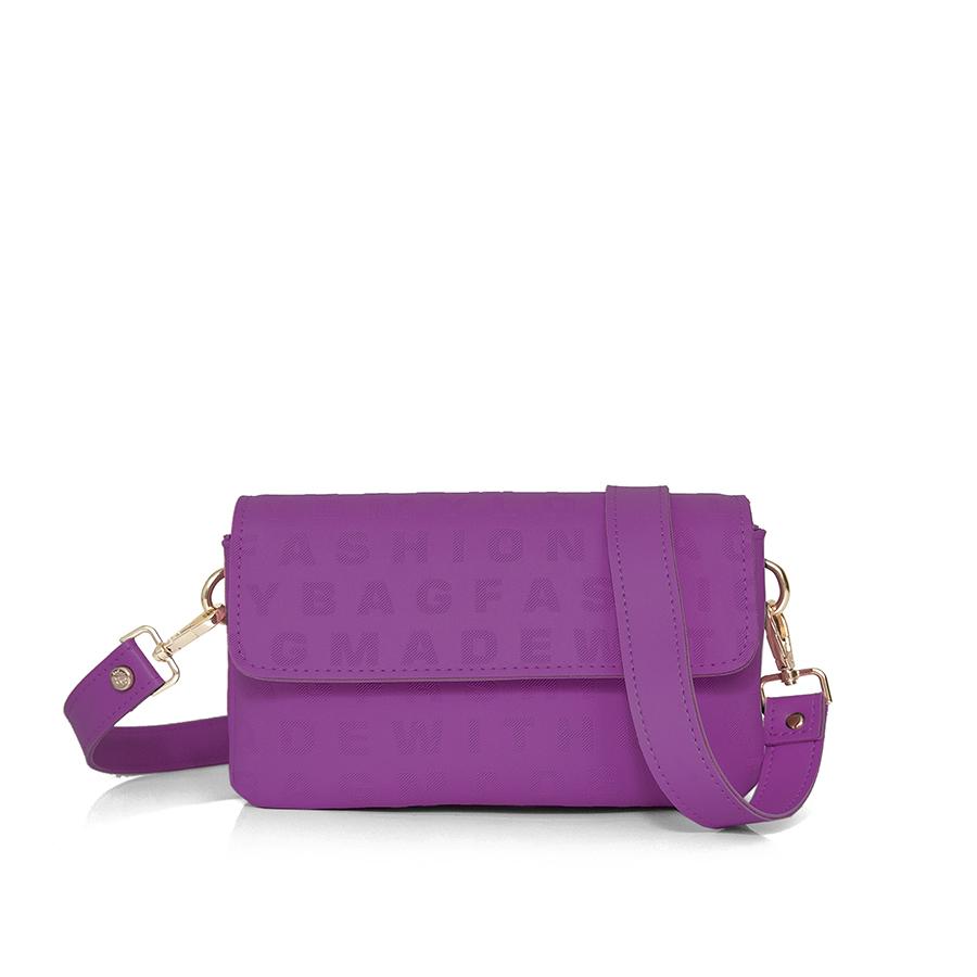 Lovely Bag Letter Baby - Fuksija Torba, Crni Metal