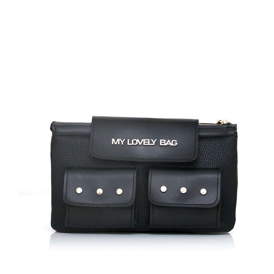 Lovely Bag Gwen - Crna Torba, Crni Metal