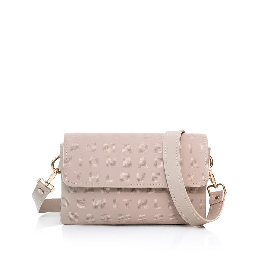 Lovely Bag Letter Baby - Tamno Bež Torba, Crni Metal