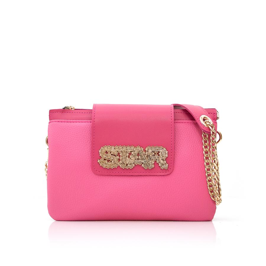 Lovely Bag Ibiza Star - Pink Torba, Zlatni Metal
