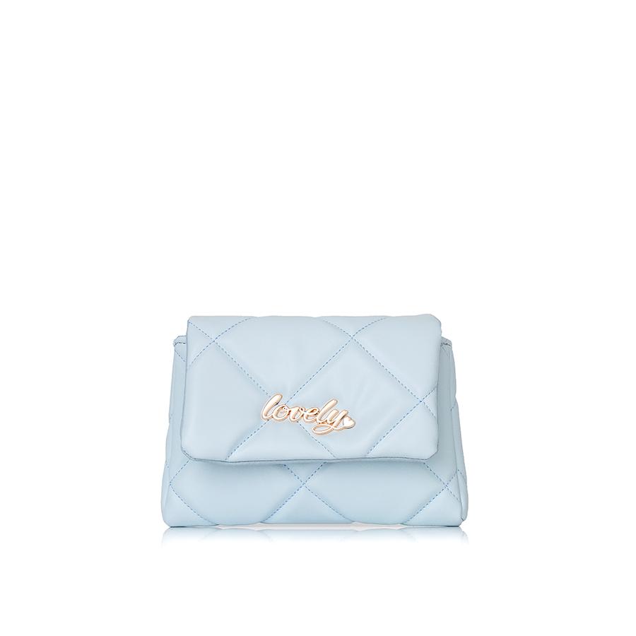 Lovely Bag Diva Girl Lovely - Svijetlo Plava Torba, Zlatni Metal