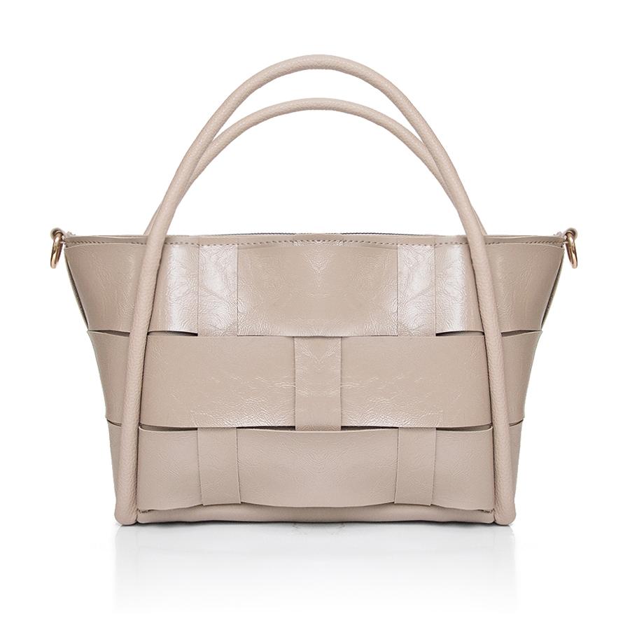 Lovely Bag Gia - Tamno Bež Torba, Crni Metal