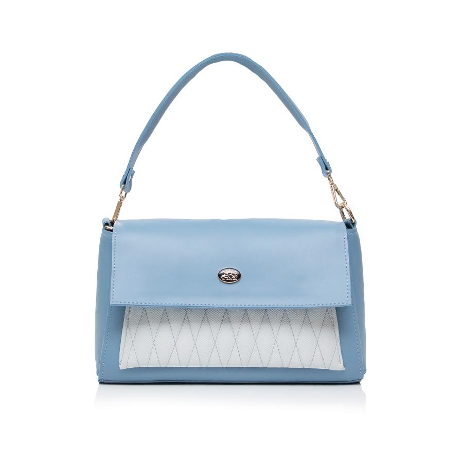 Lovely Bag Leona - Plava Torba, Zlatni Metal