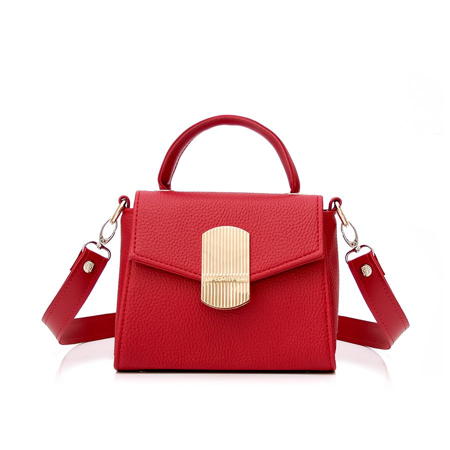 Lovely Bag Eloise - Crvena Torba, Crni Metal