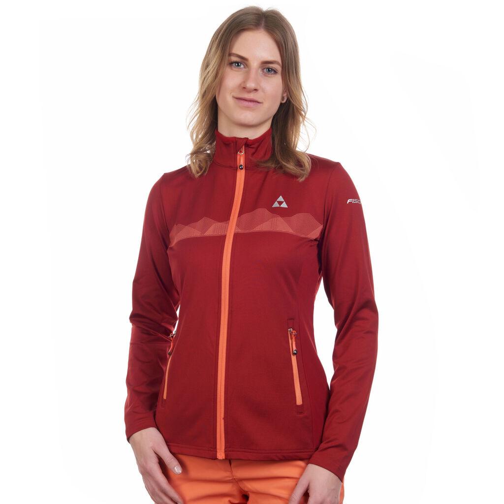 Fischer Ženska dukserica Elmau Ii Fleece, Crvena