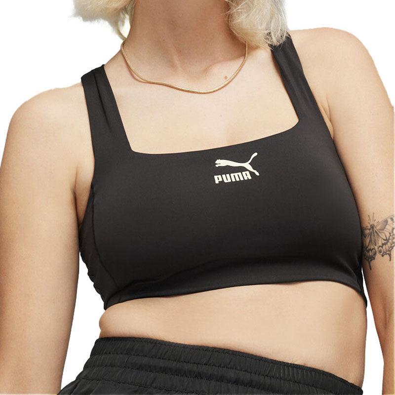 Puma Top za žene T7 Crop Top, Crni