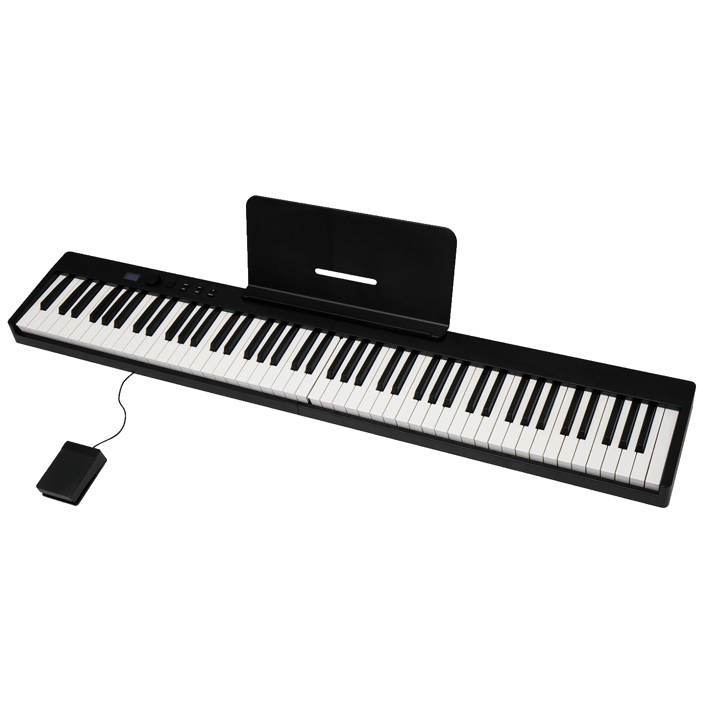 HOME SCART 1.2M Klavijatura/Klavir, sklopiva, 88 tipki, LCD , Bluetooth, Crna