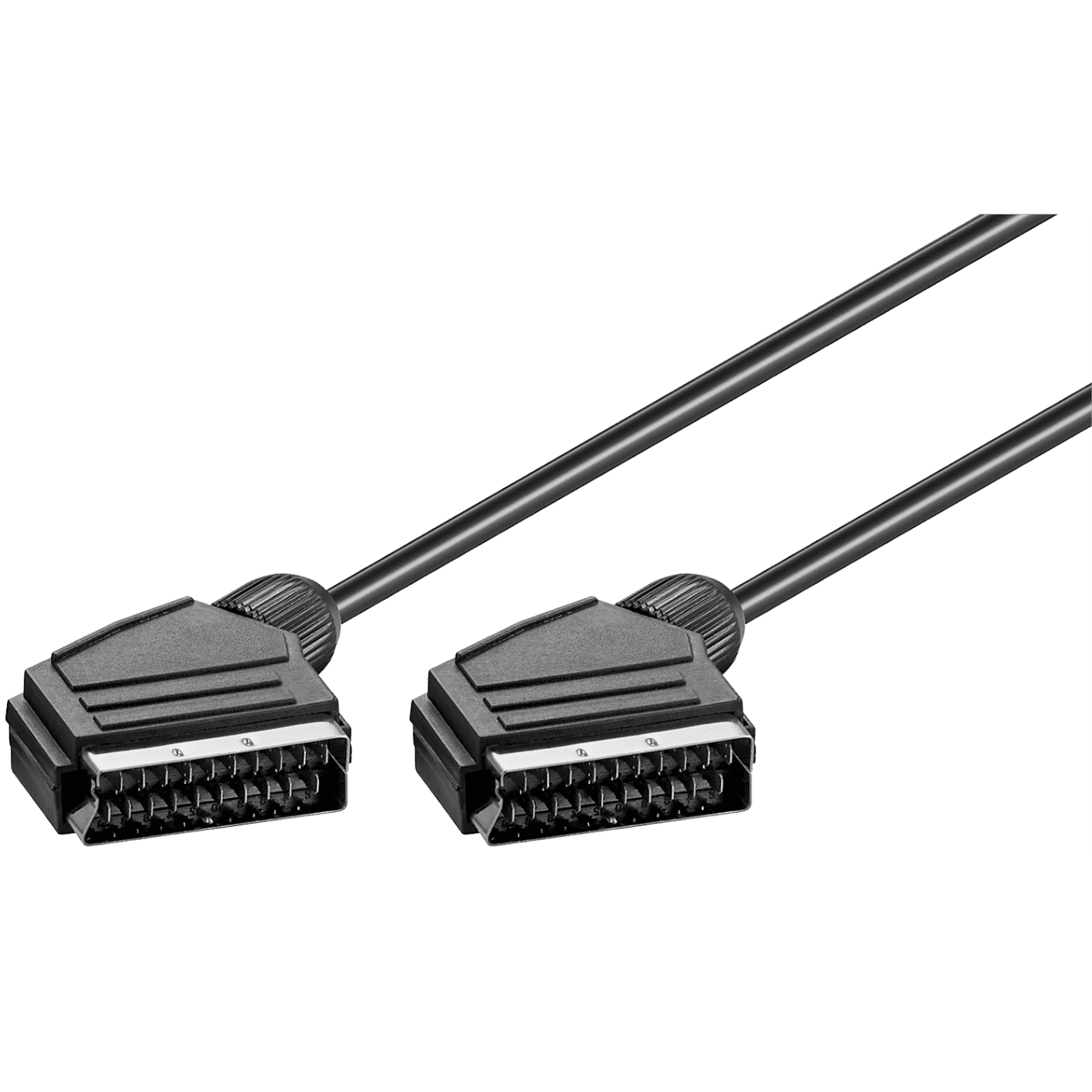 ZED ELECTRONIC SCART 1.2M electronic Scart kabl, 1.2 m, rifuza, Crni