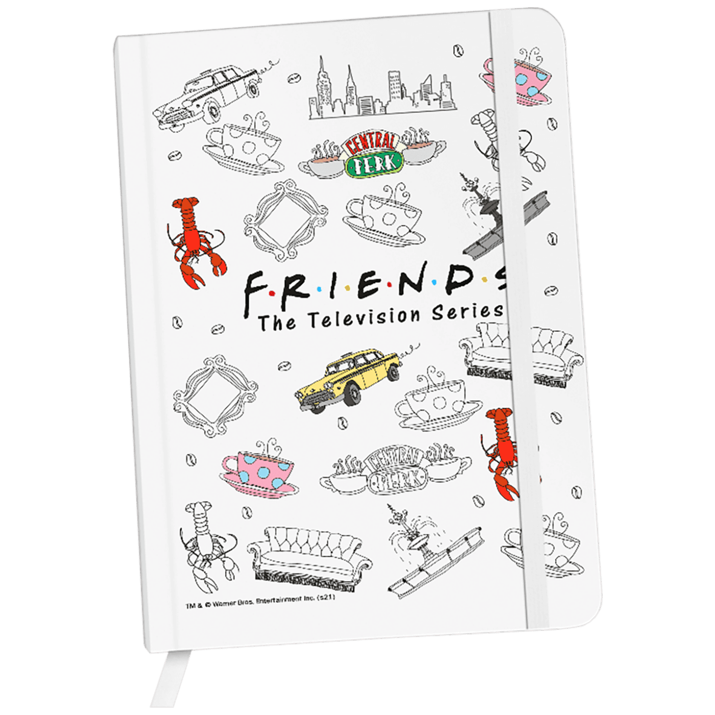 FRIENDS Notes 011 Rokovnik, A5, 96 listova, Bijeli