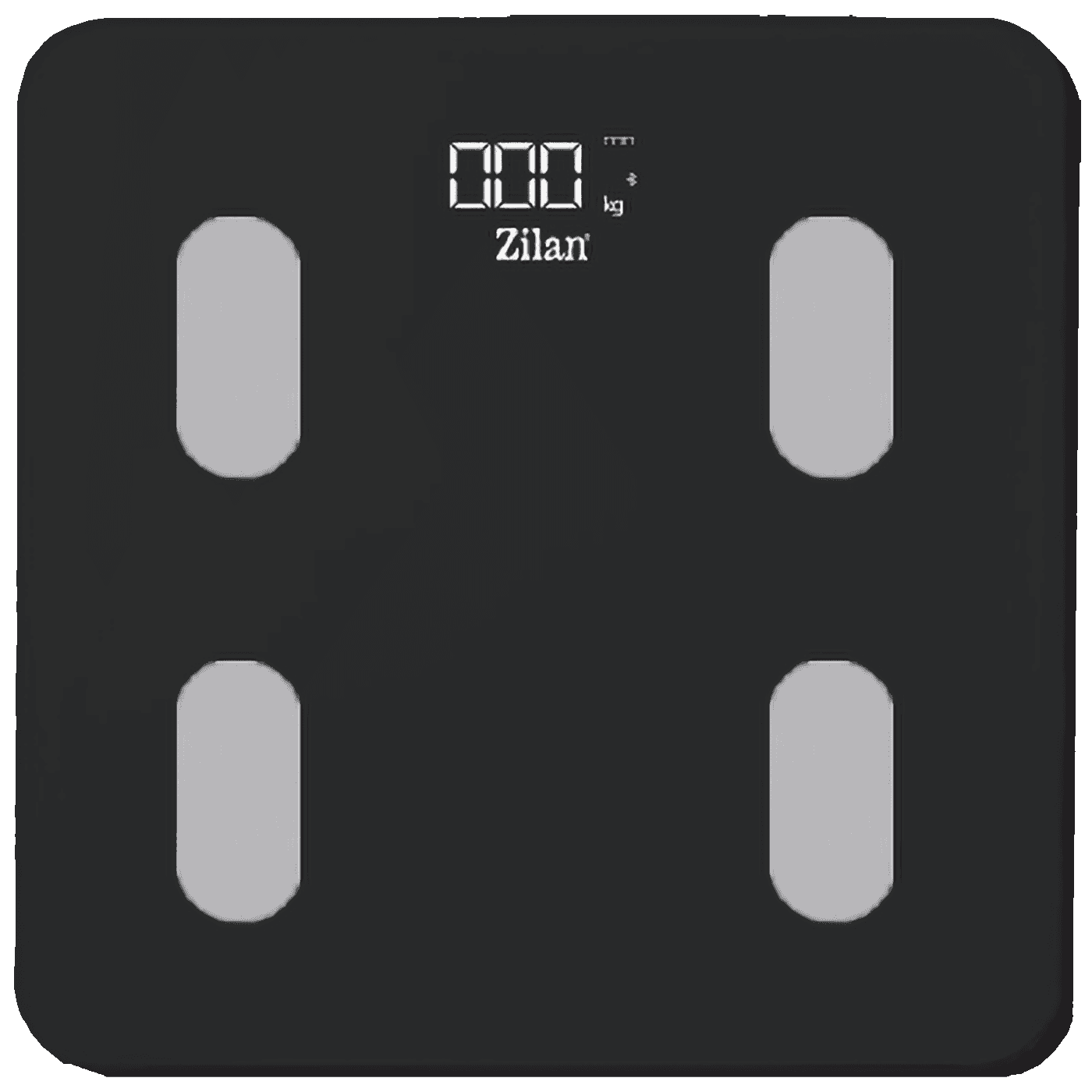 ZILAN ZLN8980 Pametna vaga tjelesna do 180 kg, LED zaslon, Bluetooth, Crna