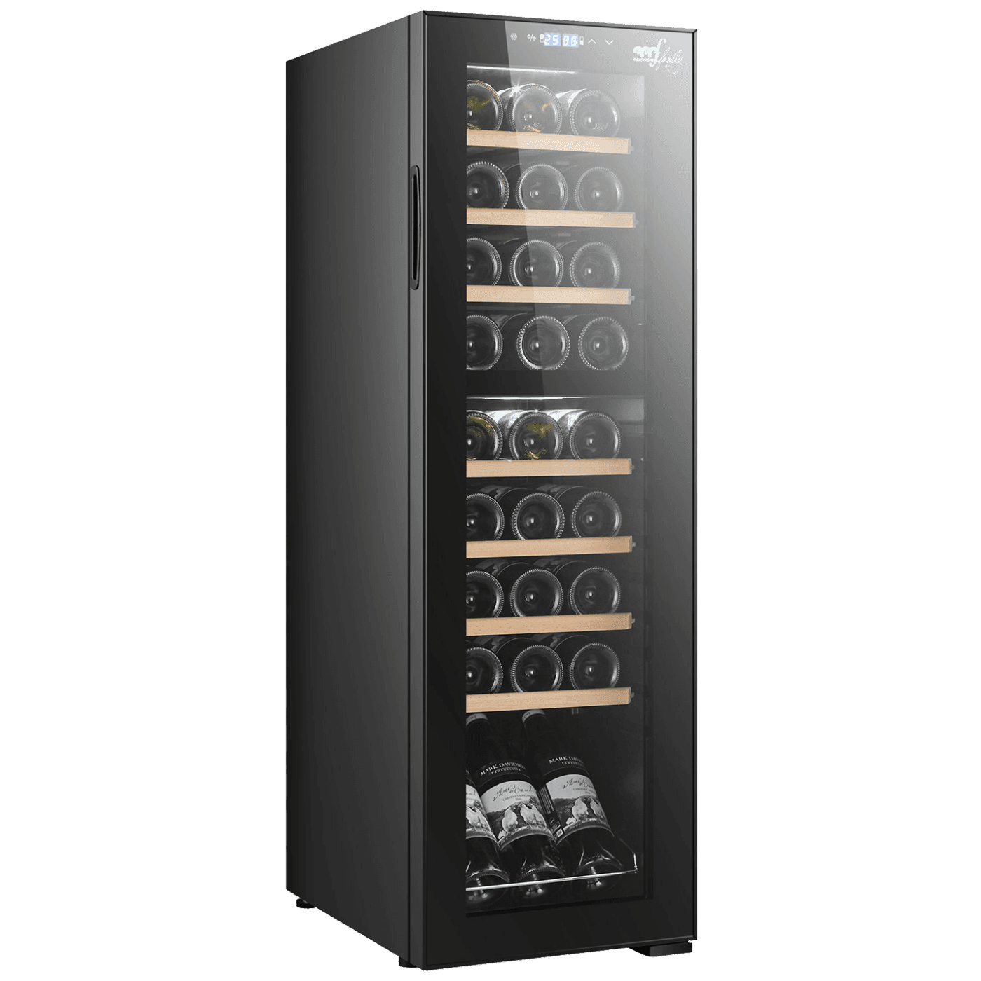 MELCHIONI family VERMENTINO 27 C DUAL Rashladna vinska vitrina, zapremina 74 litara, Crna