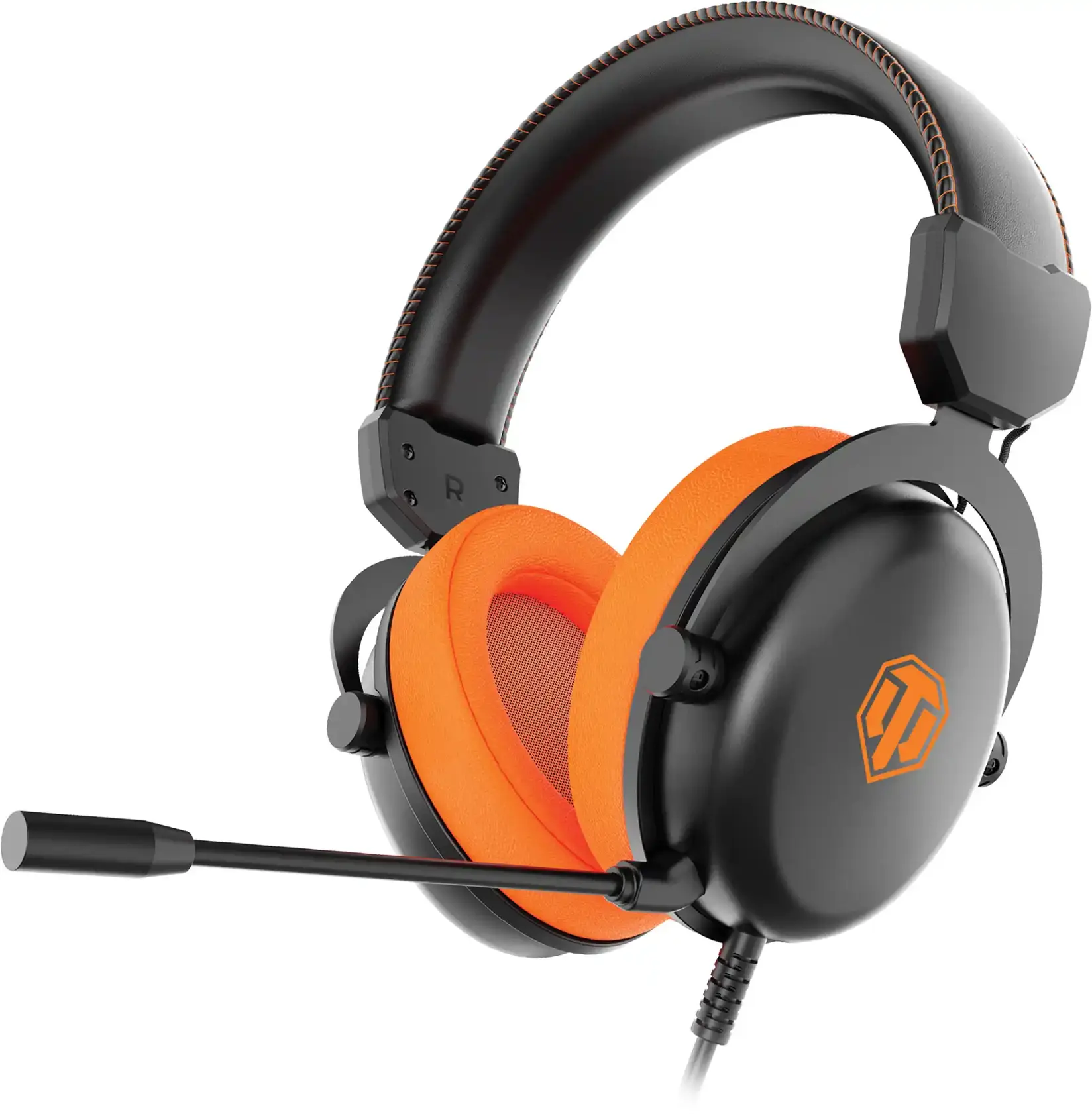 YENKEE gaming slušalice sa mikrofonom Commander YHP WT300, 7.1, USB konekcija, crno - narandžasta