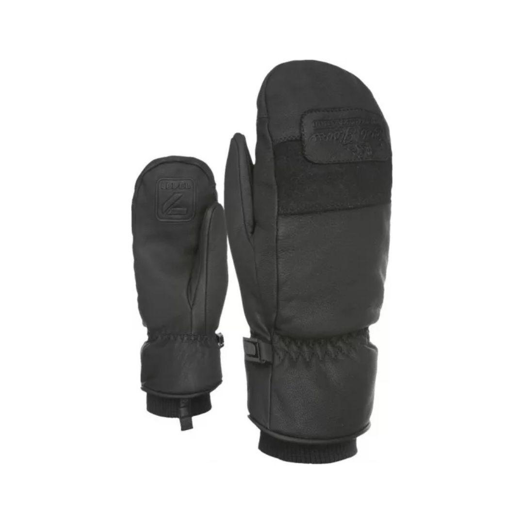 LEVEL Skijške rukavice Empire Mitten, Crne