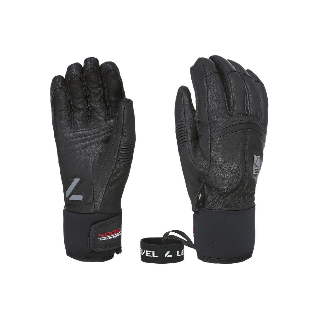 LEVEL Skijaške rukavice Off Piste, Crne