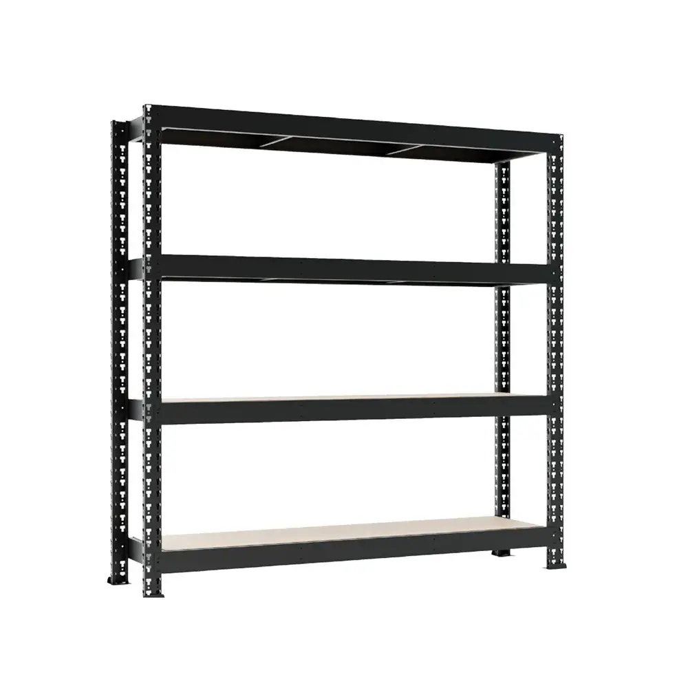 Polica Black frozen za teške terete do 1000 kg, 180x160x60 cm, Crna