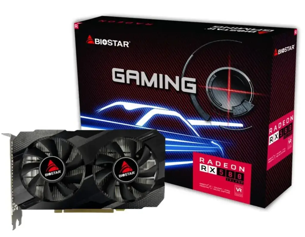 AMD grafička kartica Biostar RX580, 8 GB GDDR5, 256-bitna