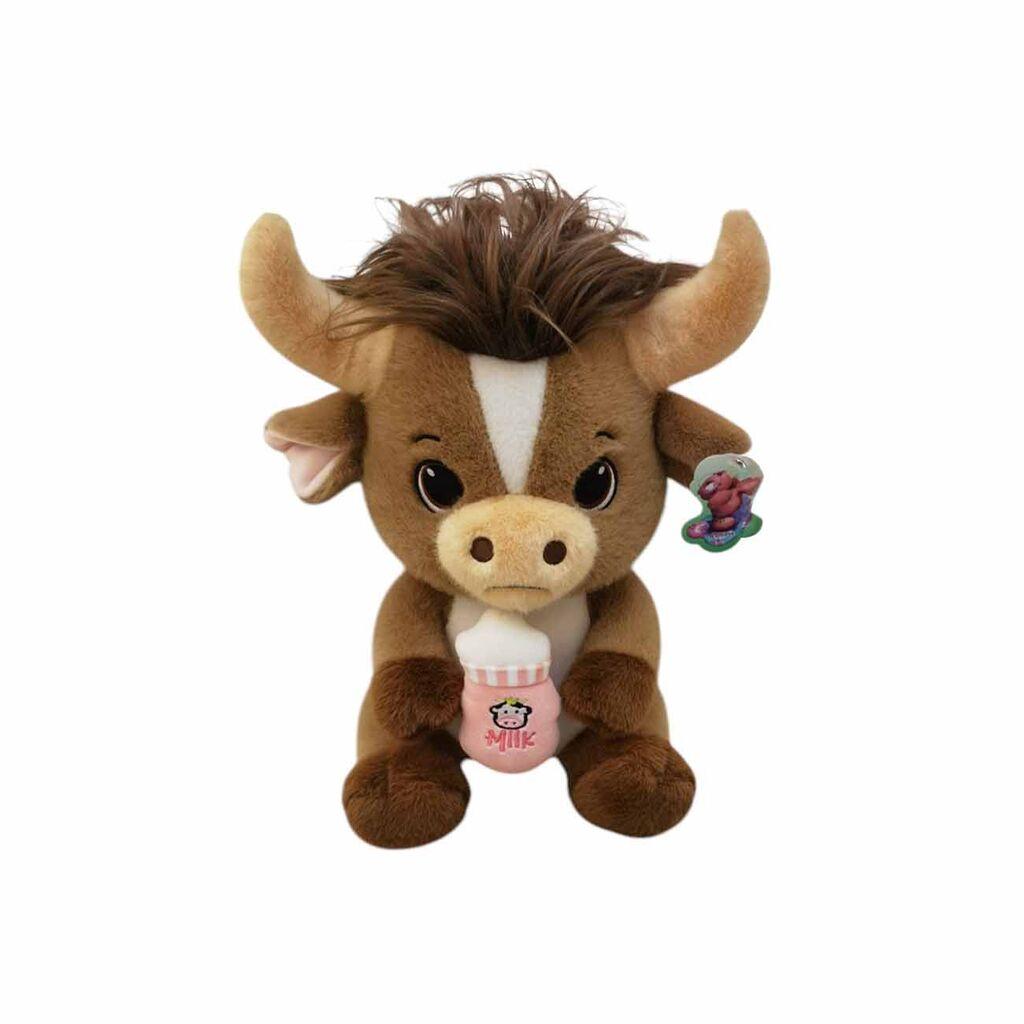 Denis Plišana igračka Bik, 37 cm, Braon
