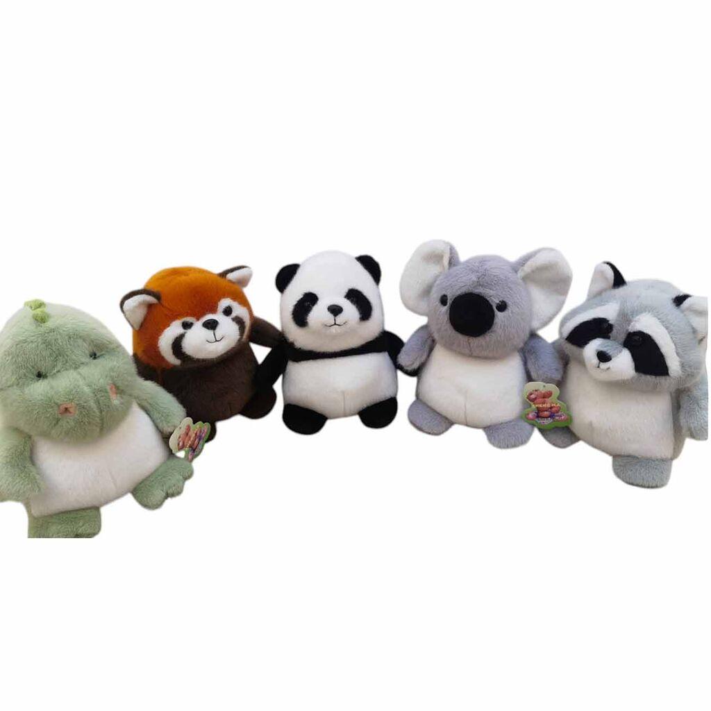 Denis Plišane životinje, 23 cm, 5 vrsta, Višebojne