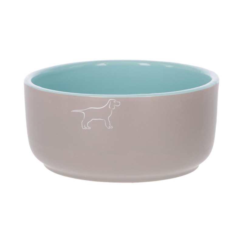 Zdjela za pse od keramike Spirit, 1000 ml, Bež