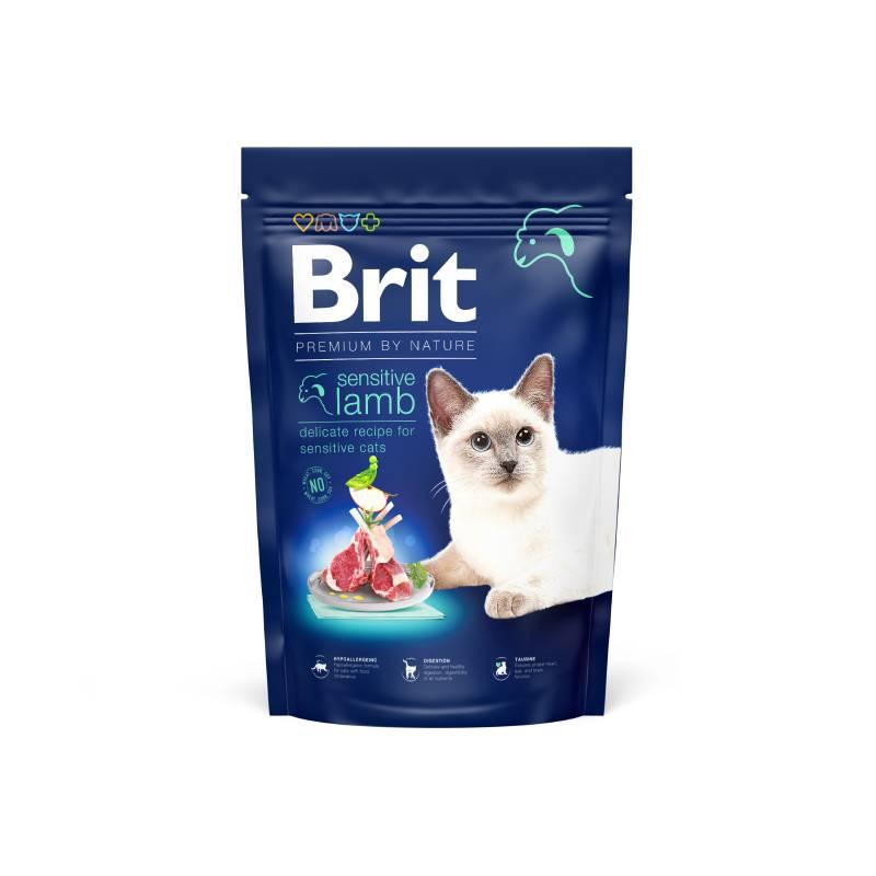 Brit Premium Suha hrana za mačke Sensitive, Janjetina, 300 g