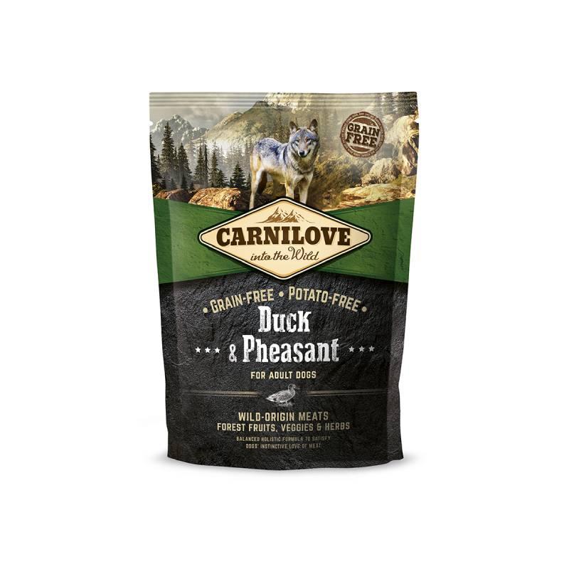 Carnilove Suha hrana za odrasle pse, Patka i fazan, 1.5 kg