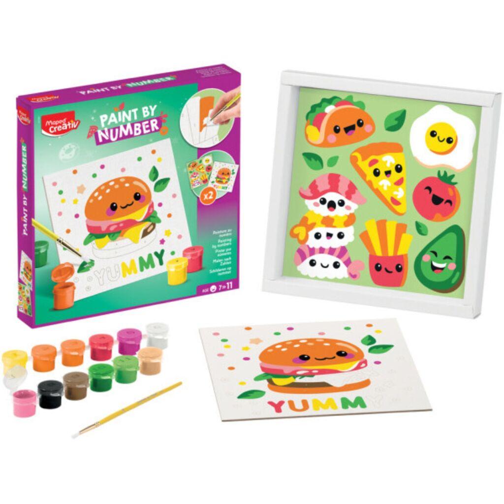 Maped Paint by Number Kawai Food Salty