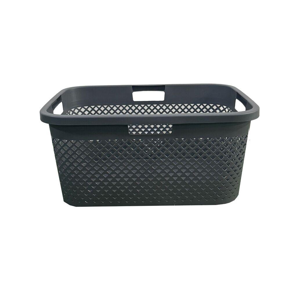 Curver Korpa za veš, Pure, 47 l, Crna