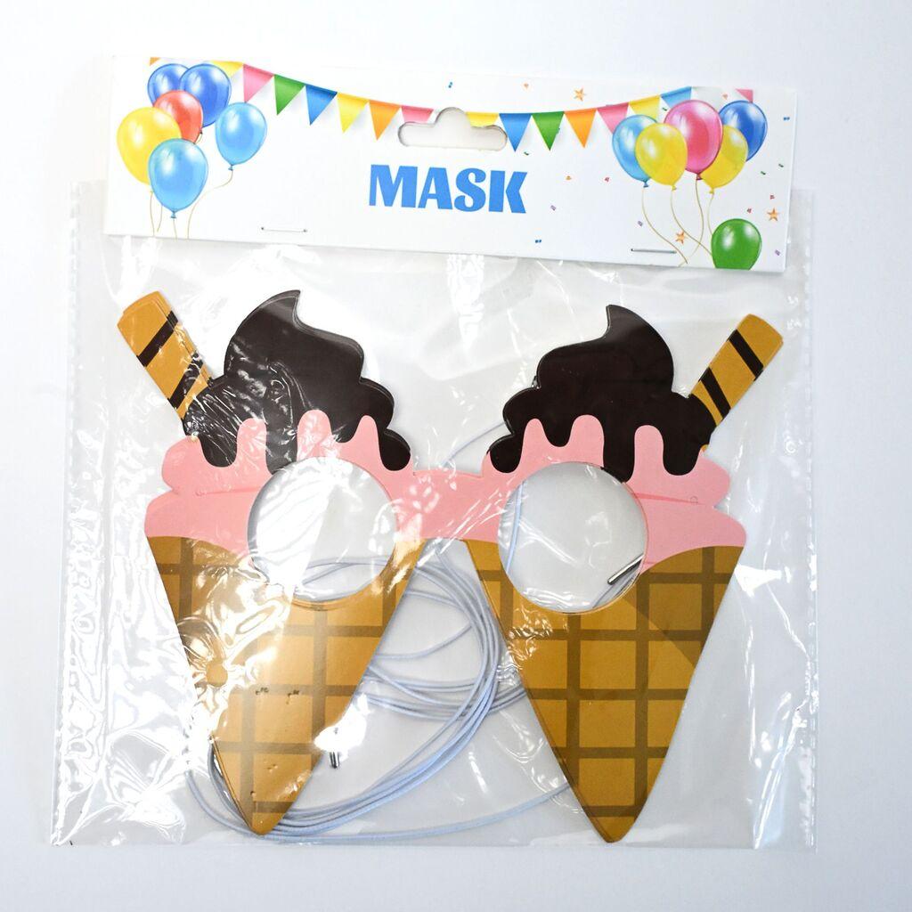 Party Maske Ice Cream, 6 Komada