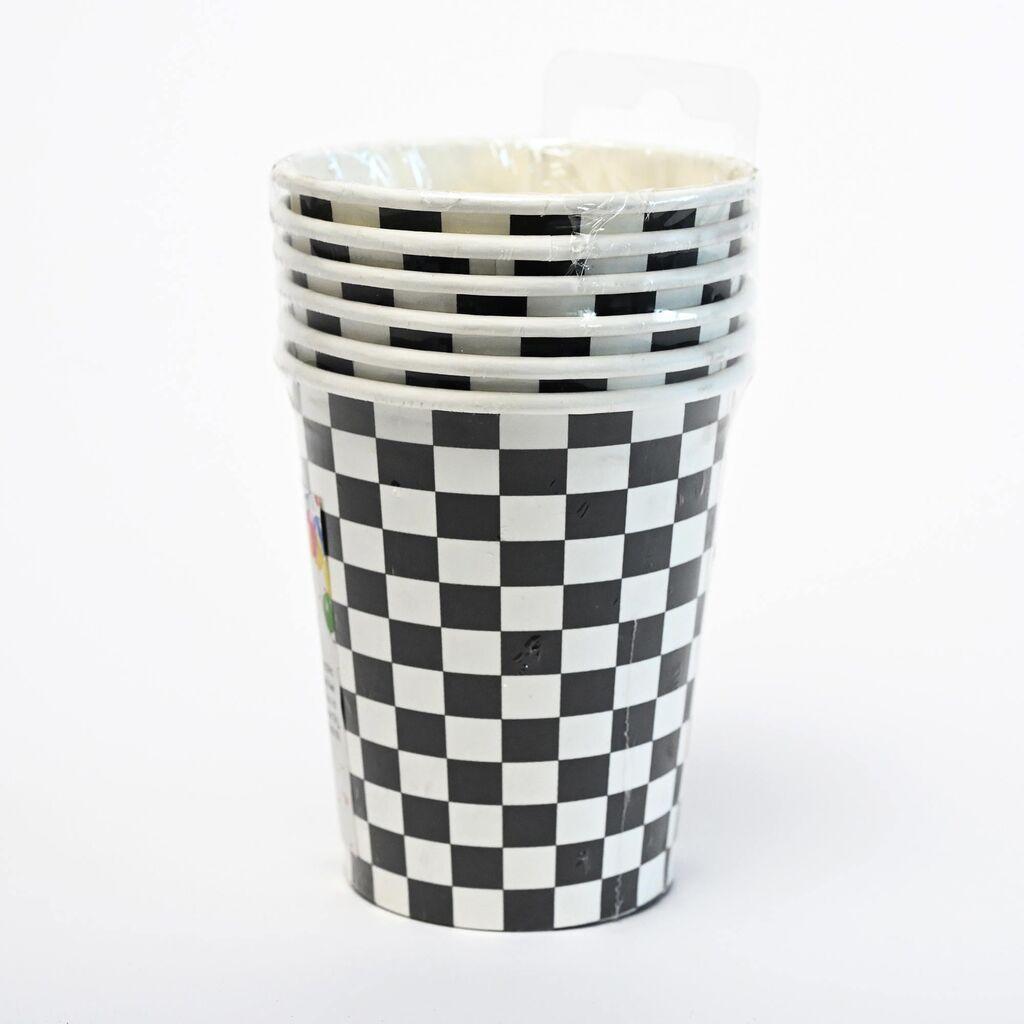 Party Papirne čaše Race Car, 250 ml, 6 Komada