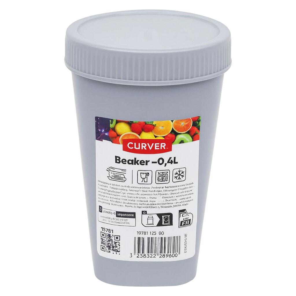 Curver Posuda za hranu, 0.4 l, Siva