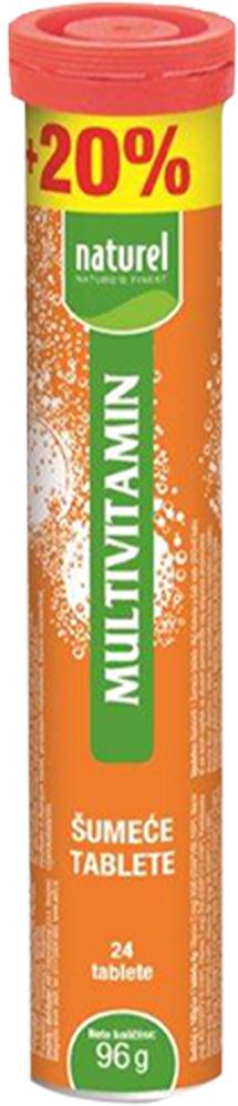 Naturel šumeće tablete multivitamina, 24 komada